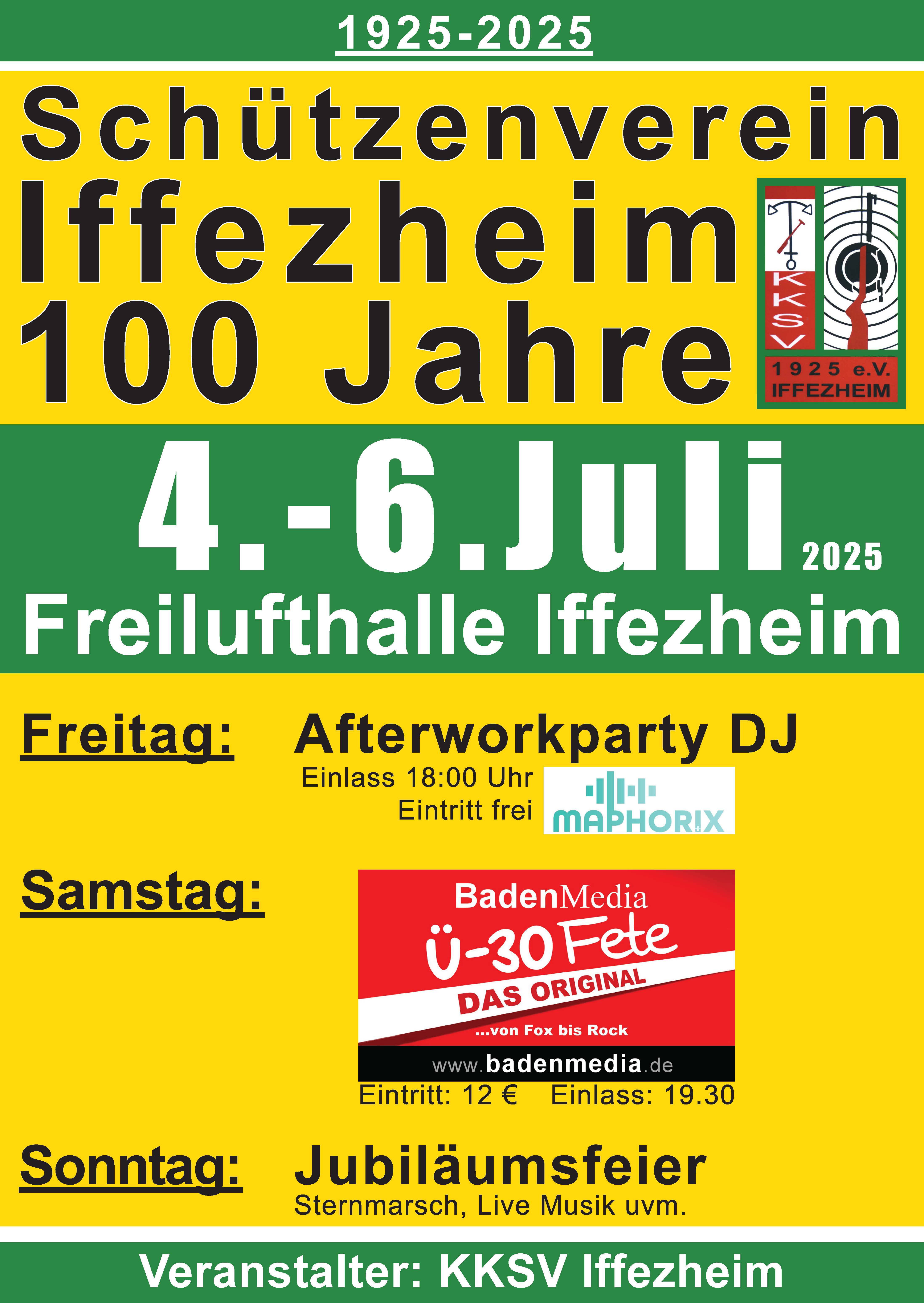 Schutzenverein Iffezheim DINA1 Plakat